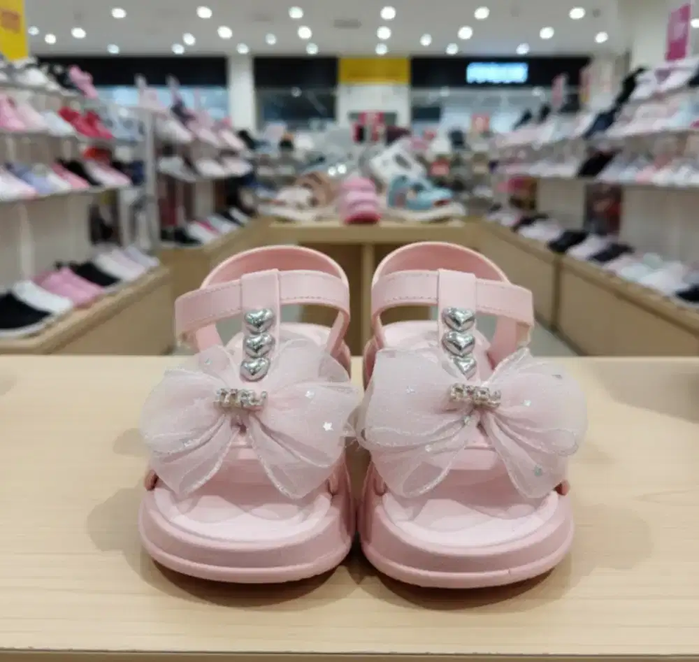 Sandal pesta anak perempuan anti slip jelly 7th 8th 9th