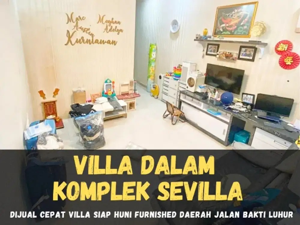 DIJUAL VILLA CANTIK TERMURAH DAERAH JALAN BAKTI LUHUR