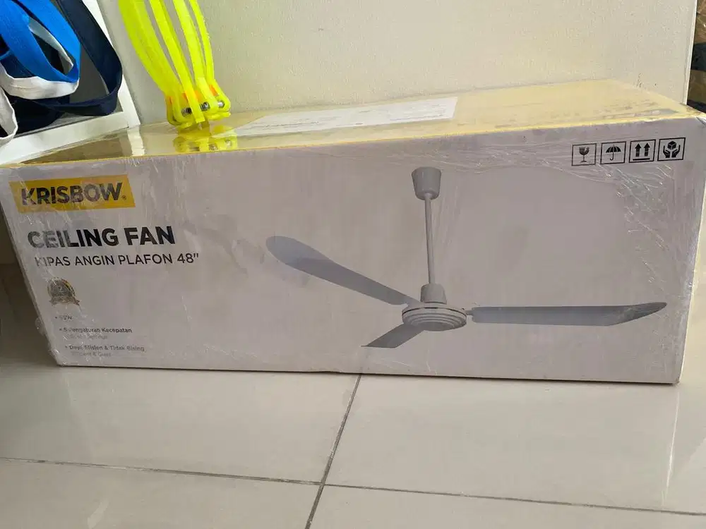 ceiling fan Krisbow 48inch BARU MASIH SEGEL