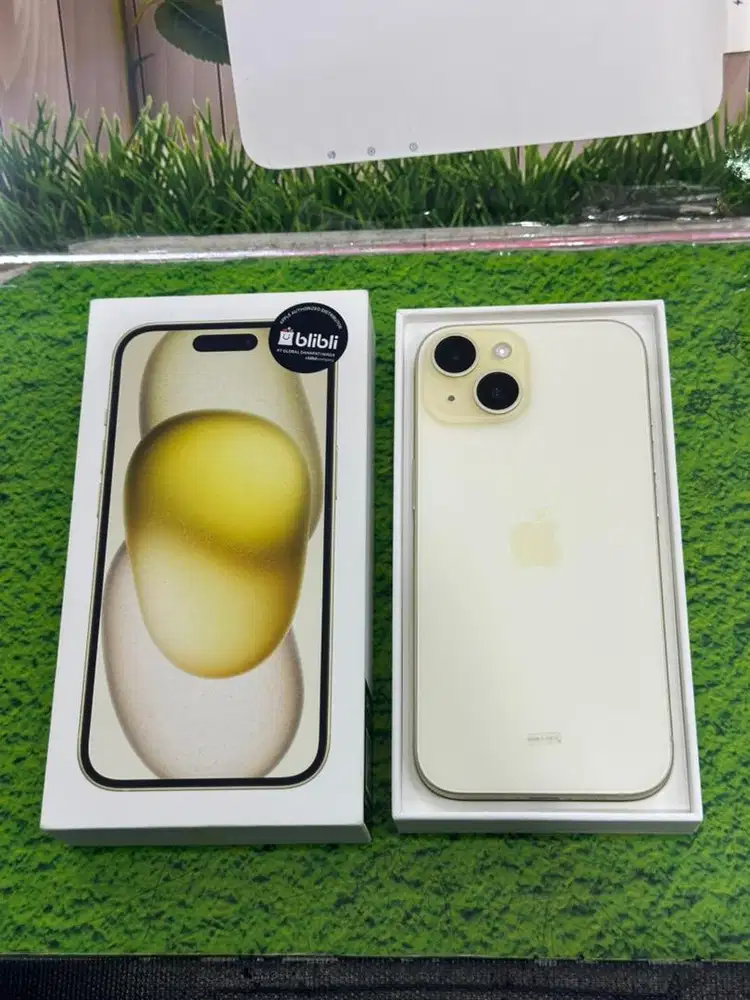 second iphone 15 128 ibox komplit