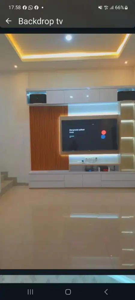 Backdrop TV custom
