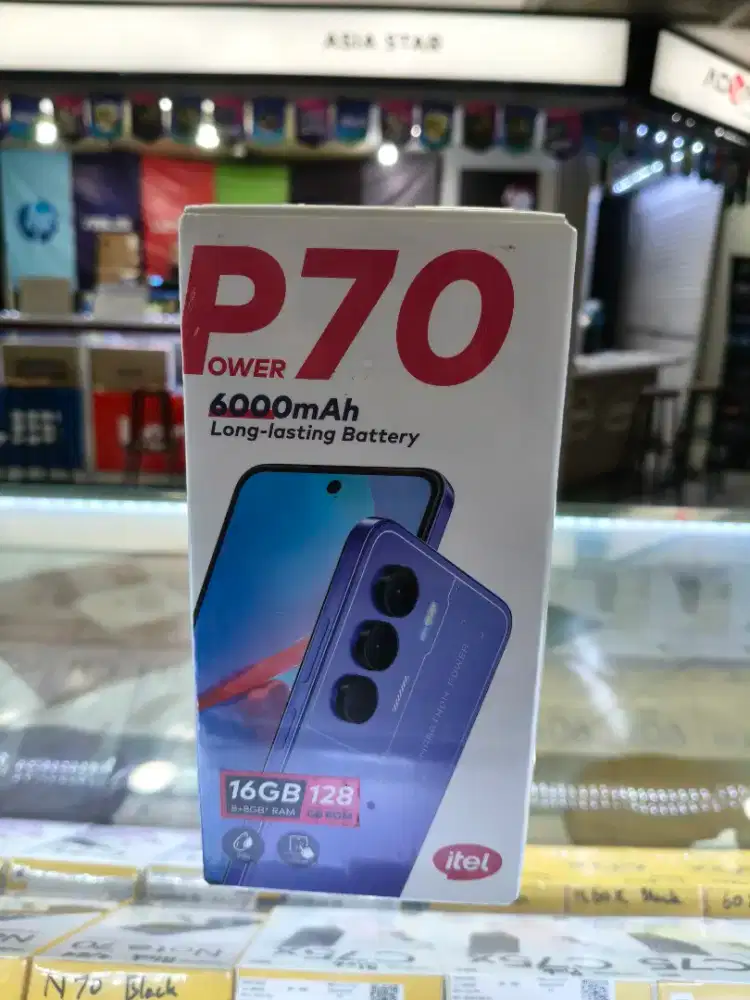 Itel p70 8/128gb baru garansi resmi