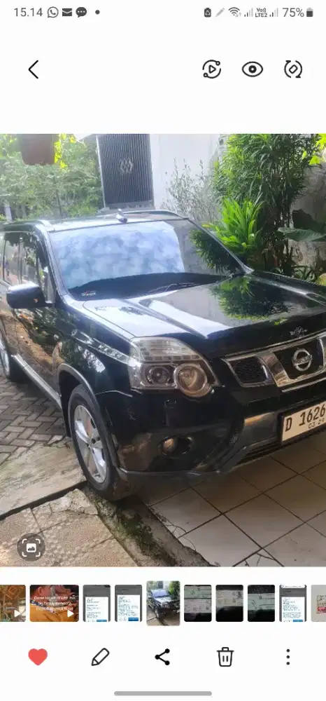 Mobil xtrail kondisi masih mulus tenaga masih bagus dan stabil