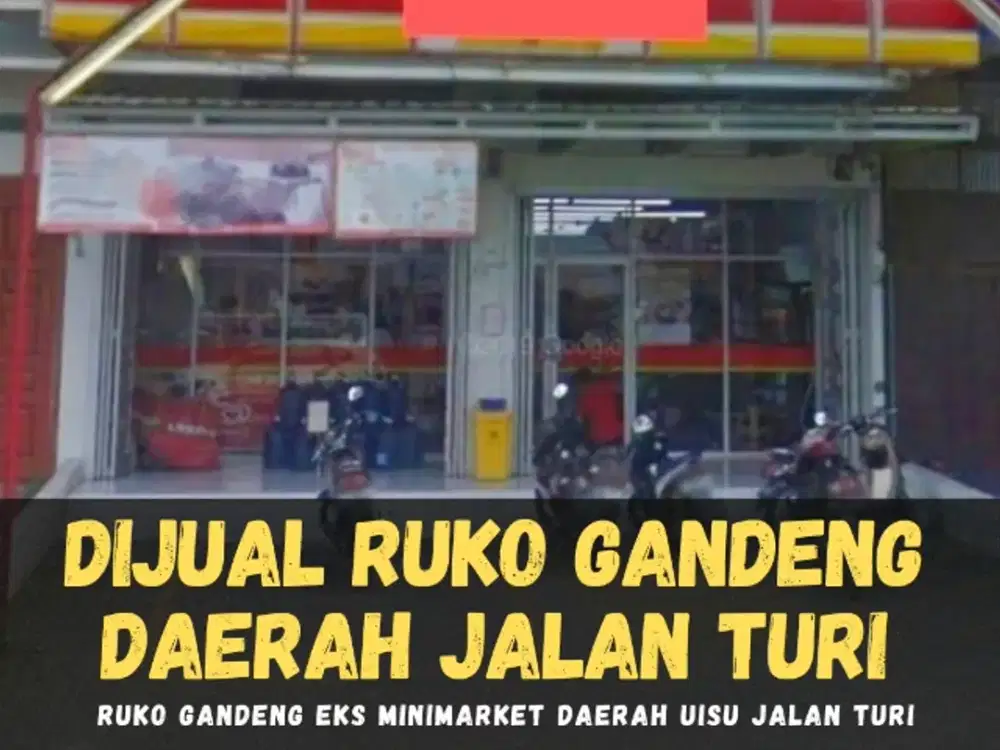 DIJUAL RUKO EKS ALFAMART DAERAH JALAN TURI