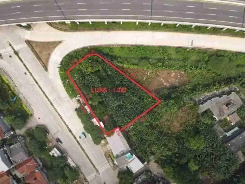 Dijual Tanah strategis Di depan Jalan Tol Brigif utama, Depok-Jakarta selatan