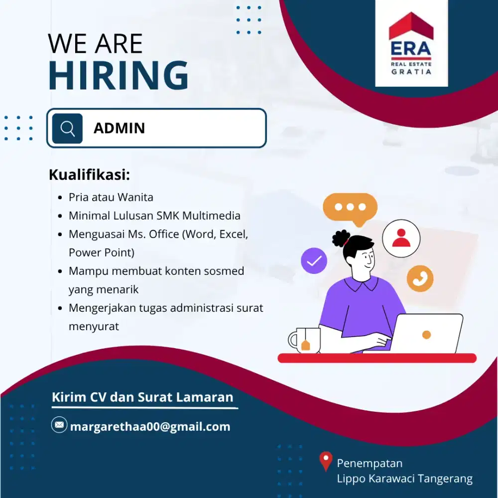 LOWONGAN KERJA ADMIN