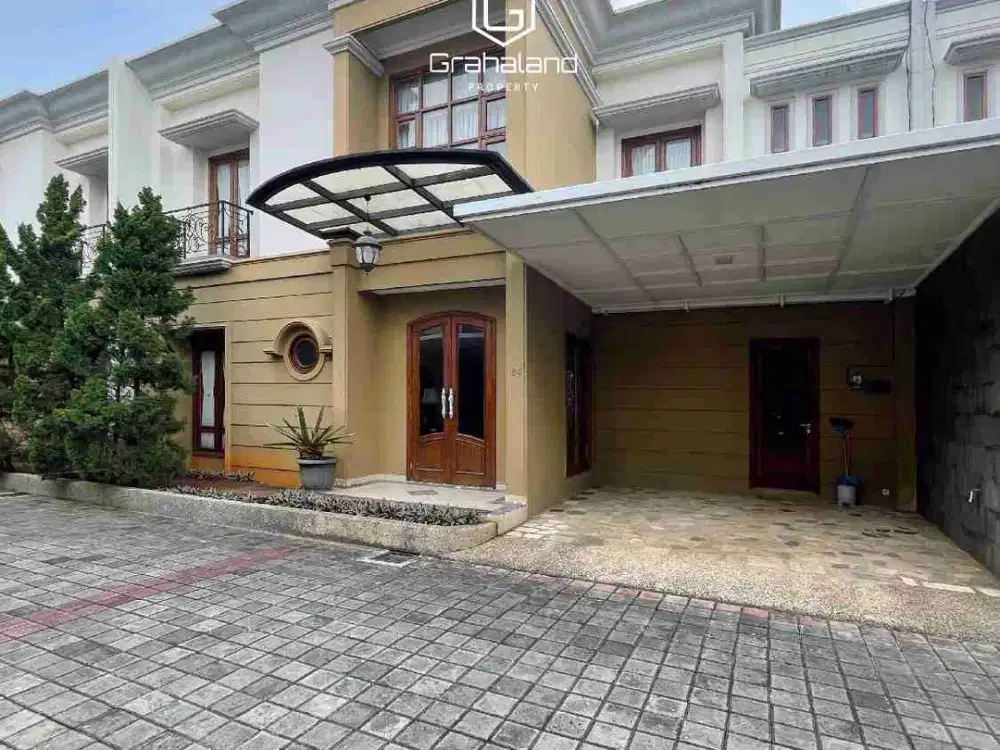 Rumah Baru Mewah Fully Furnished Dalam Cluster Asri Pinggir Jalan Di Kebagusan