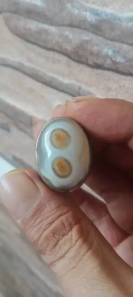 Batu akik natural angka 8 hoki