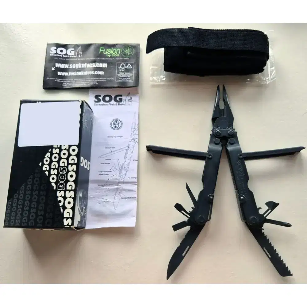 SOG Powerlock Multi-Tool Cutter Alat Serba Guna