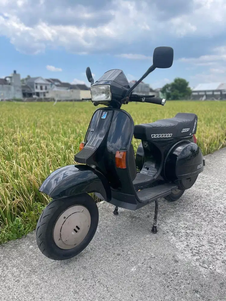 Piaggio Vespa Excel Black Lucido RARE
