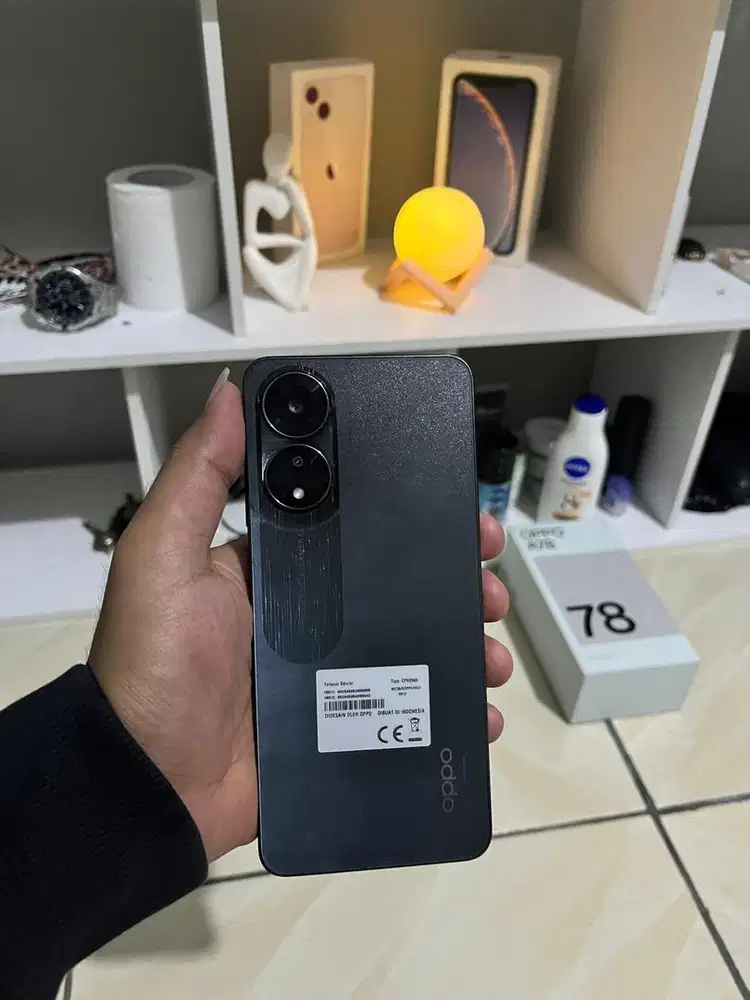 oppo a78 fullset hitam