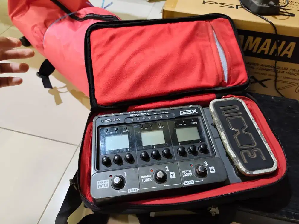 Efek gitar zoom g3x kondisi normal siap pakai