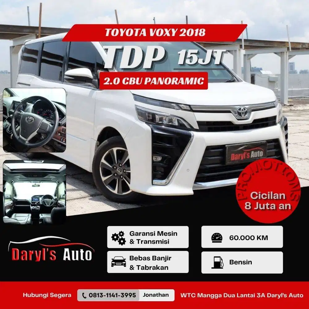 [LOW KM] Toyota Voxy 2018 2.0 Promo !