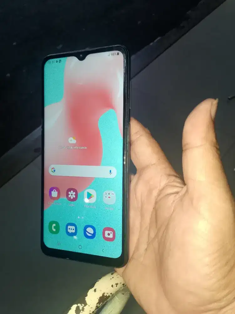 Samsung A12 ram 4/128 kondisi nya normal