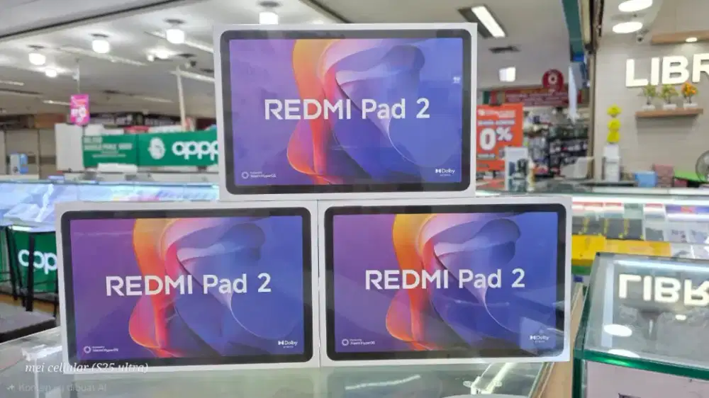 Xiaomi redmi pad 2 ram 4gb+4gb/128gb baru segel garansi resmi bisa TT
