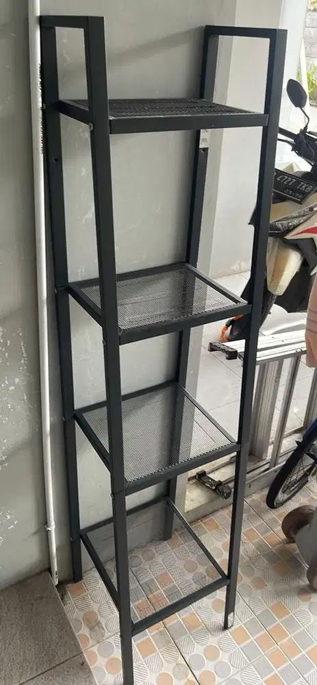 rak ikea hitam kondisi bagus