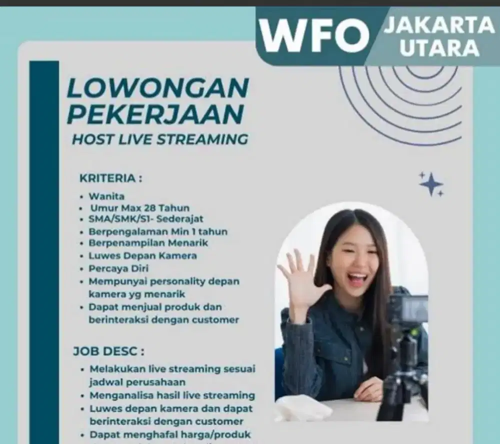 HOST LIVE ONLINE SHOP
