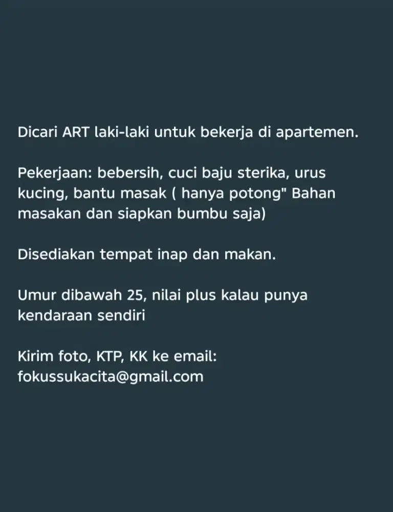Lowongan pekerjaan