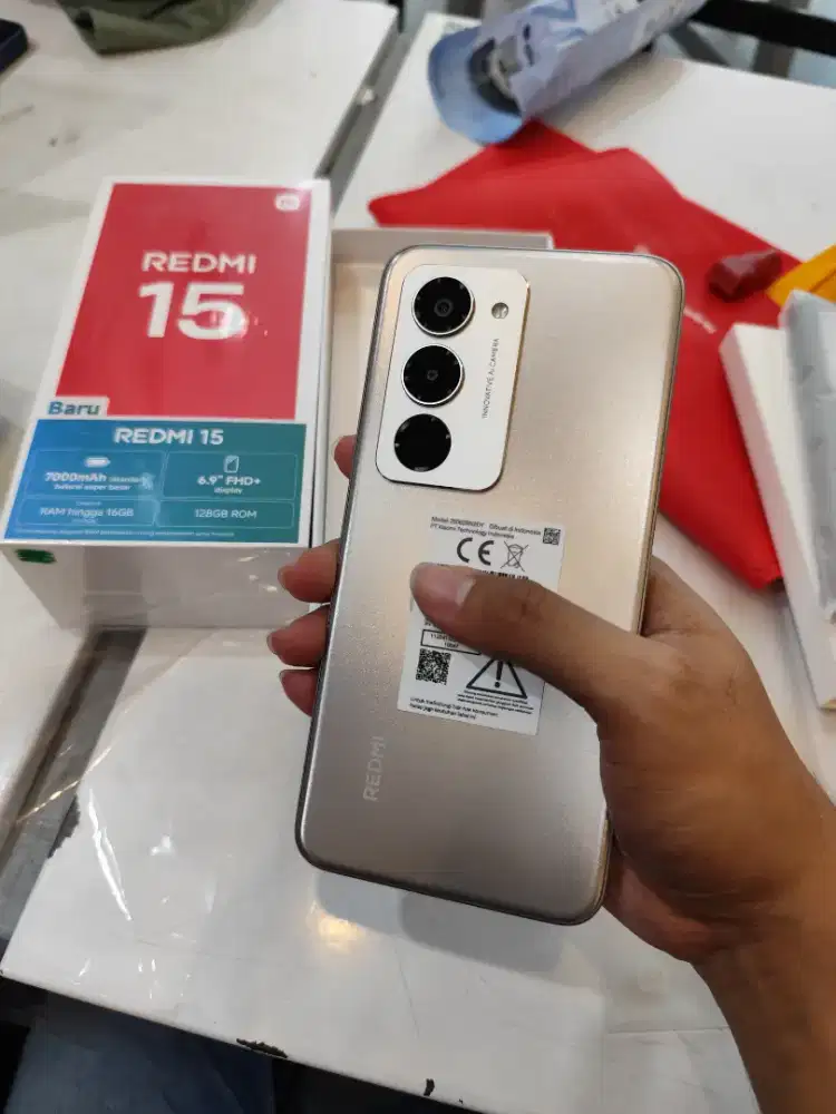 Redmi 15 NFC baterai 7000mah 8/128 Gb