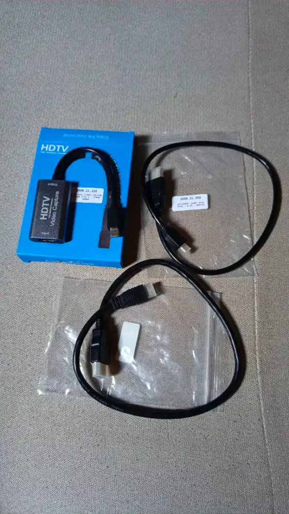Video capture type C + kabel HDMI