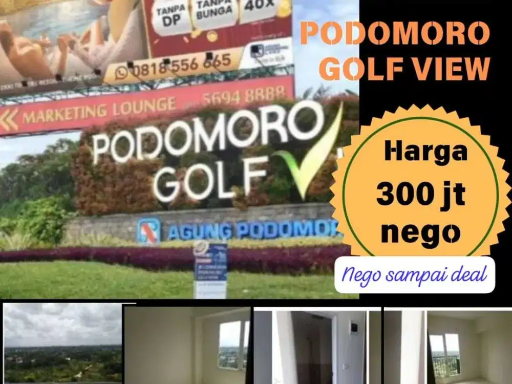 Apartemen Murah 2BR di Podomoro Golf View Cimanggis