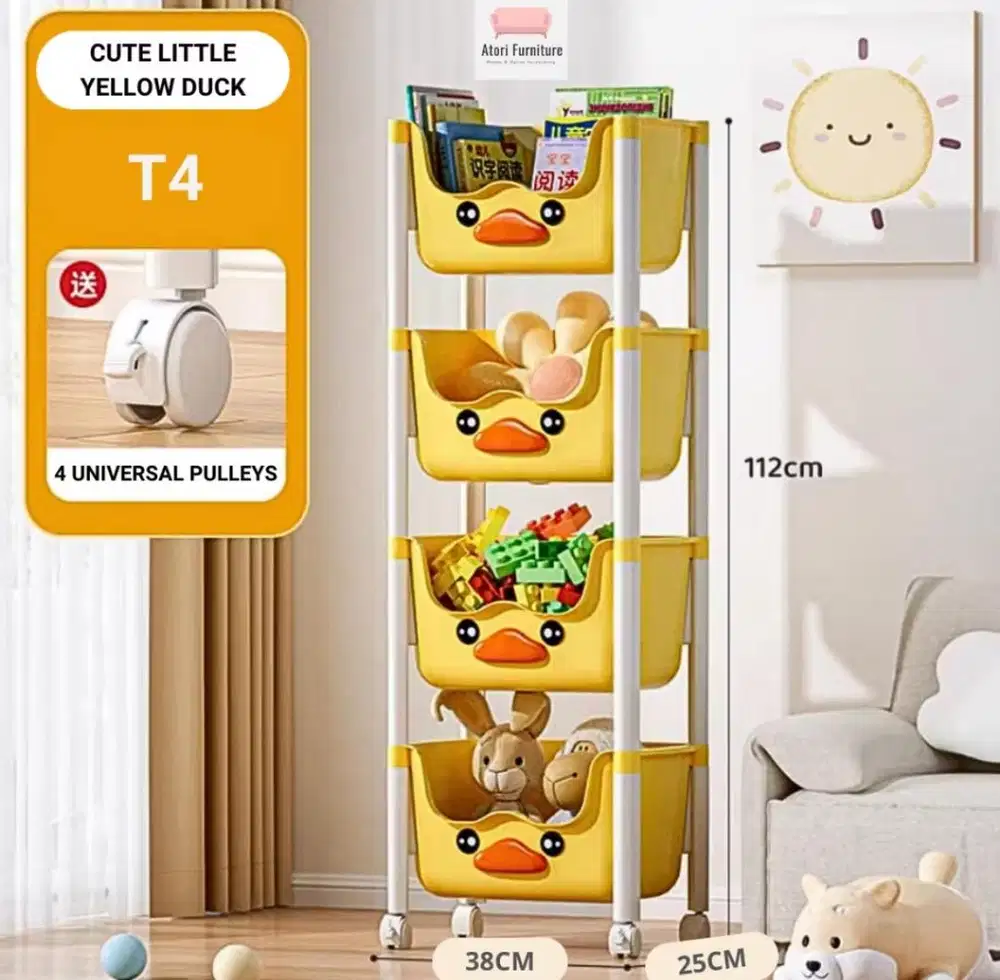 Rak mainan anak second rasa baru