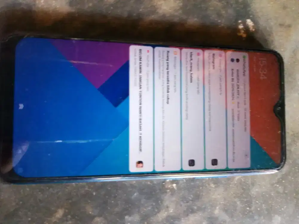 Jual hp Vivo y12 original blm pernah service