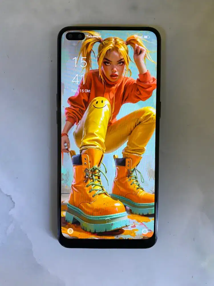 Oppo Reno 4F 8+5GB 128GB Finger Off Lain Nya Normal Semua BS TT