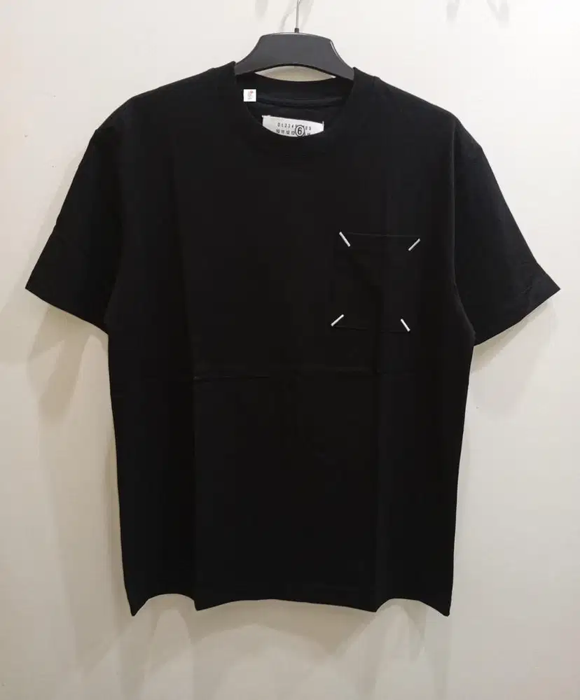 MAISON MARTIN MARGIELA POCKET TSHIRT BLACK
