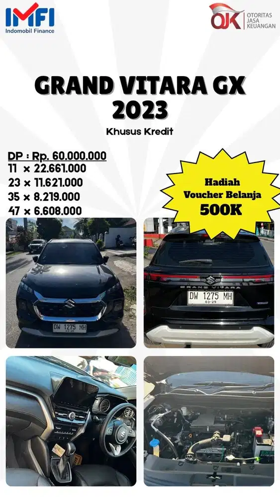 KREDIT BEKAS RASA BARU SUZUKI GRAND VITARA 2023