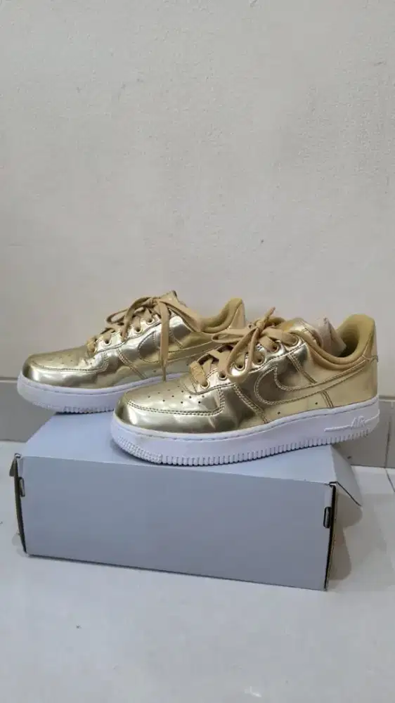 Jual Sepatu Original Nike Air Force 1 Gold