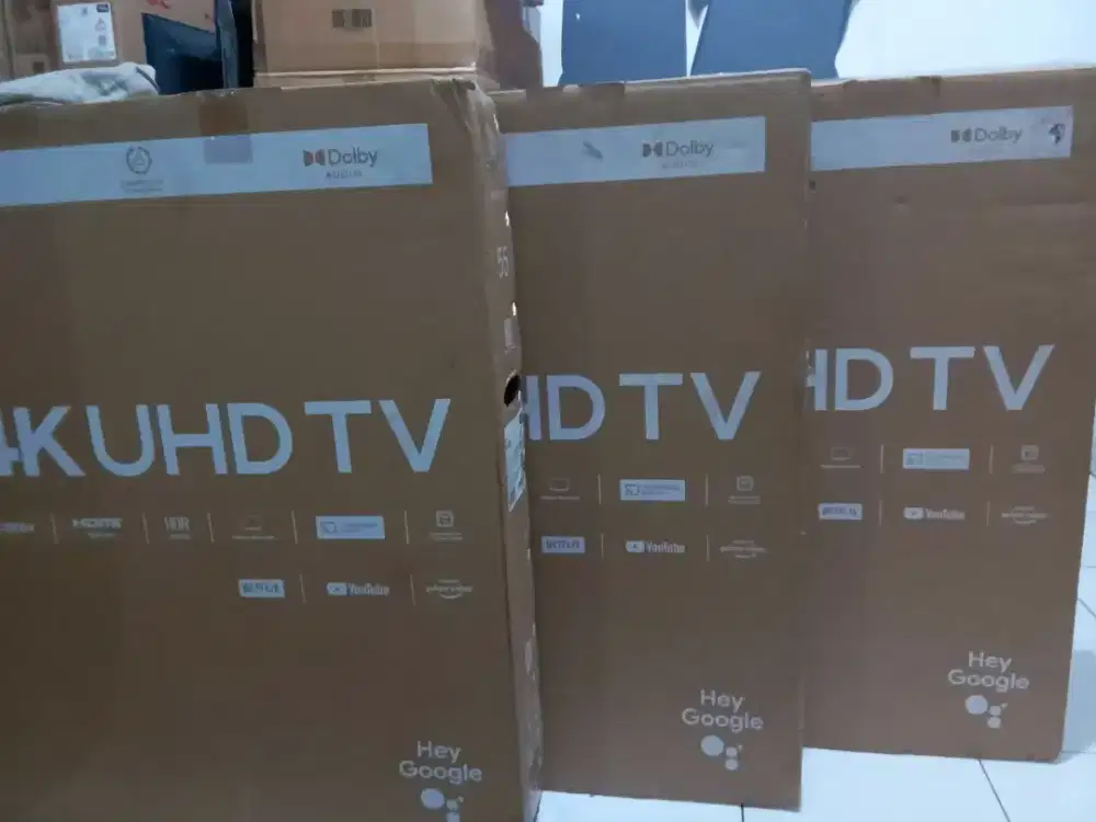 Tv 65inch 55, 50,43,32 google tv android tv 4K UHD segel