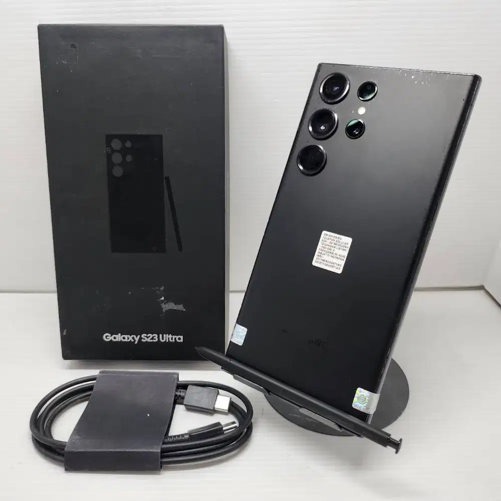 TERMURAH! SAMSUNG GALAXY S23 ULTRA 5G 12/256  Black EX SEIN  FULLSET
