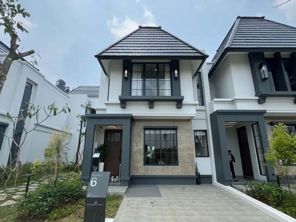 Rumah 2 Lantai Selangkah ke Stasiun Nempel BSD Under 2M!