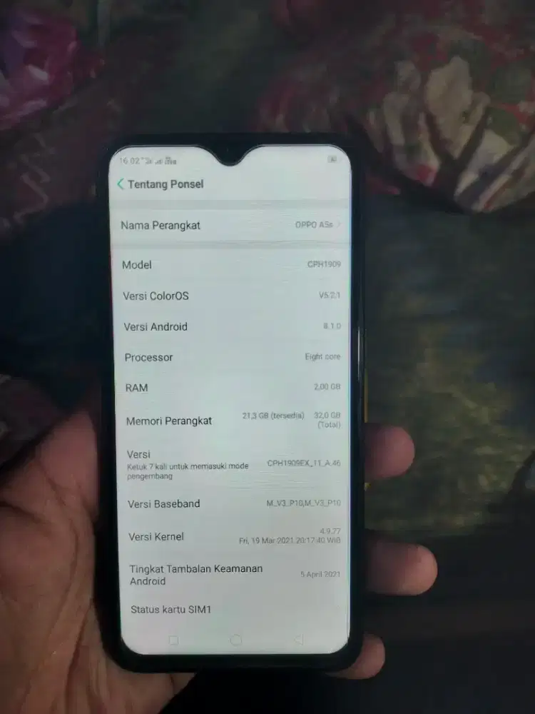 Oppo a5s ram 2/32