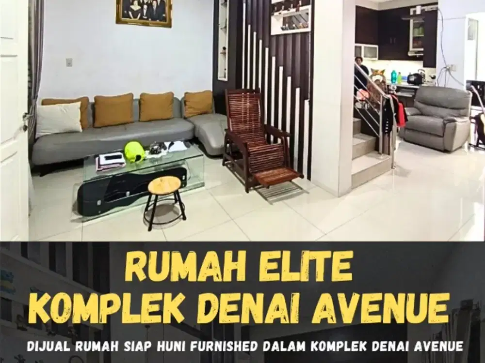 DIJUAL RUMAH DALAM KOMPLEK DENAI AVENUE