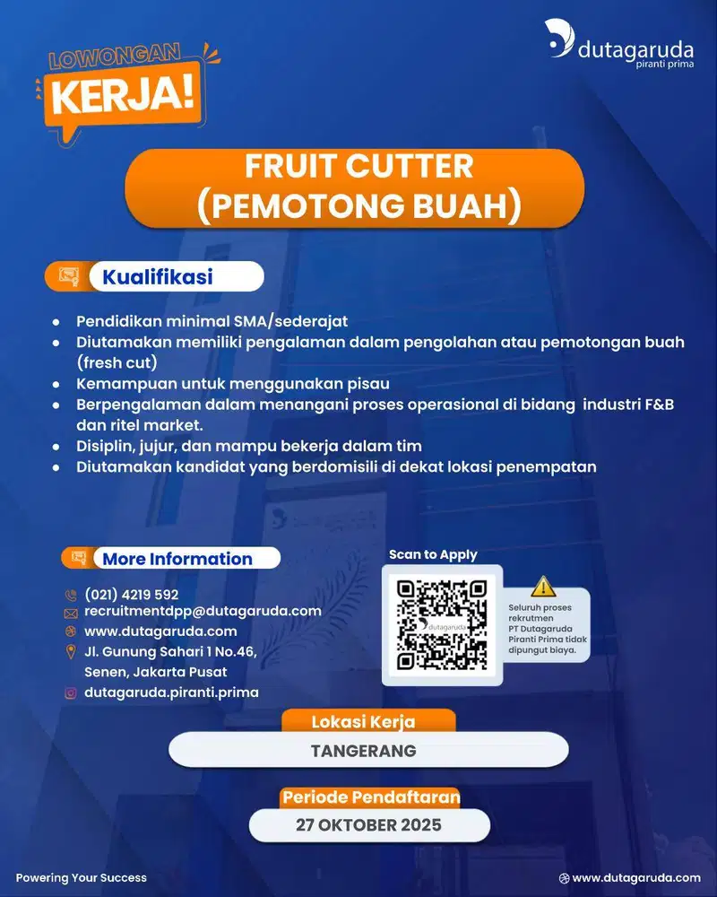 Fruit Cutter (Pemotong Buah)