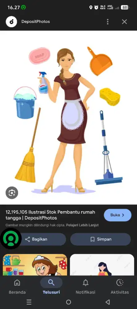Mencari lowongan ART