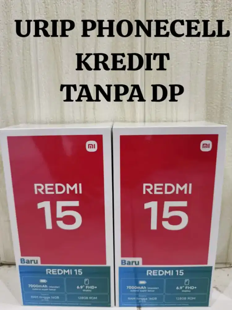 REDMI 15 8/257GB GARANSI RESMI HARGA GLOSIR