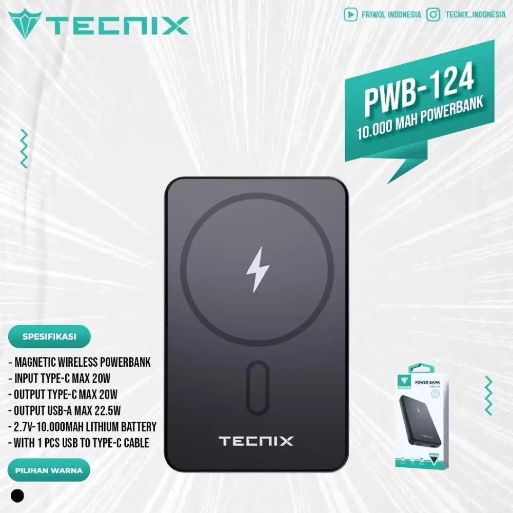 powerbank magsave tecnix