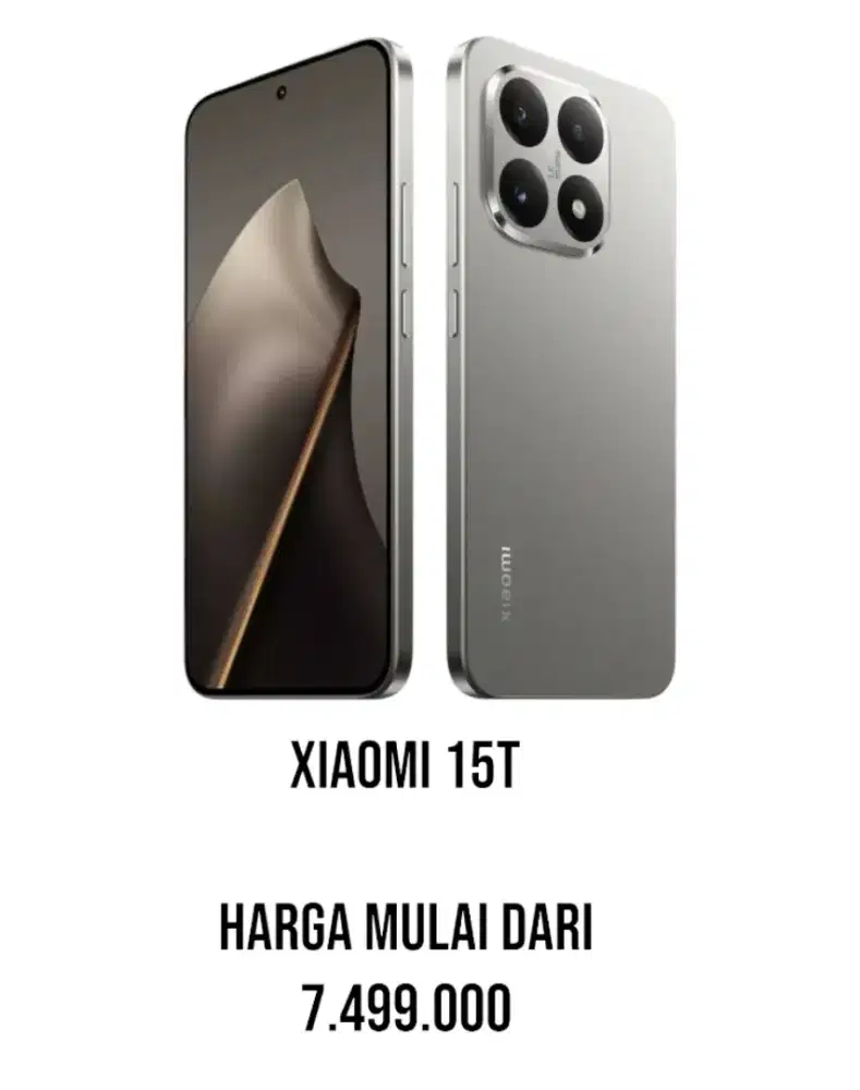 XIAOMI 15T (Bisa Cicilan Menggunakan Homecredit)