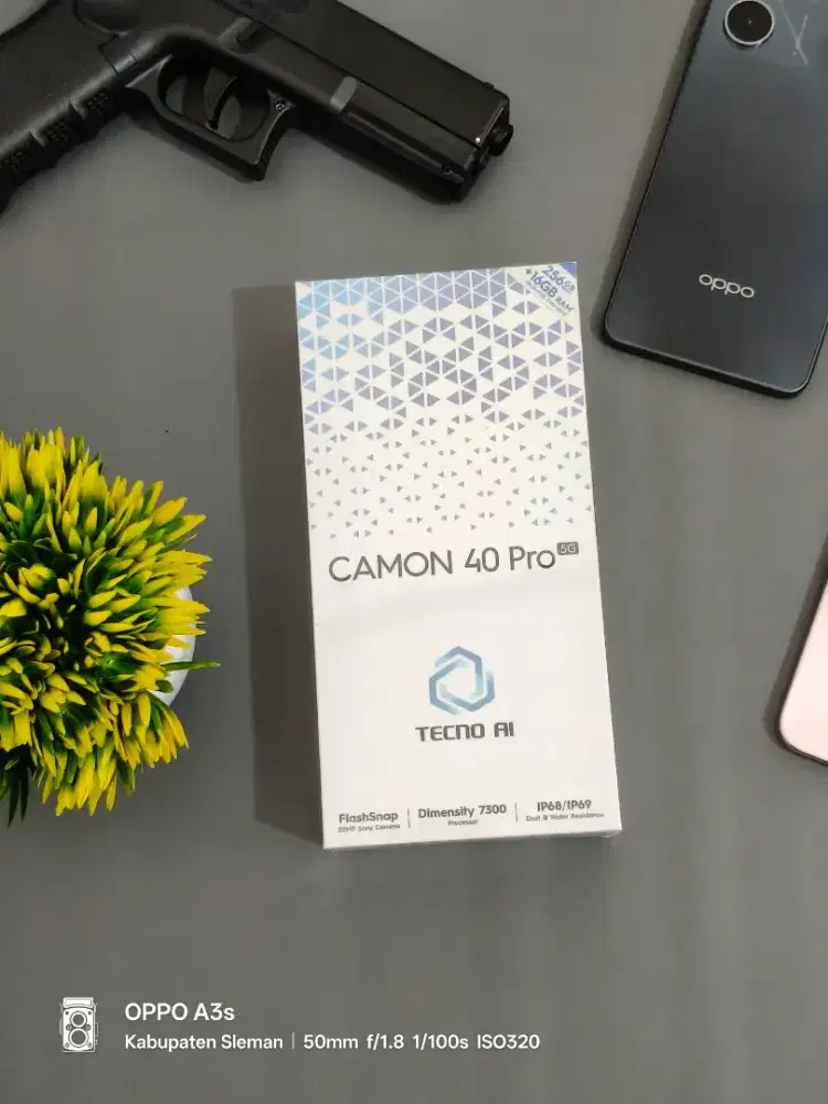 Tecno Camon 40Pro Ram 8/256gb Baru segel resmi
