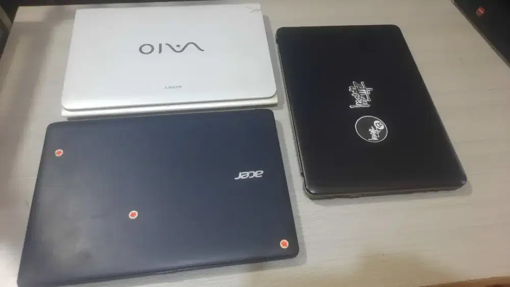 Jual Borong Laptop 3Unit Kondisi Mati/Acer Asus-Soni(Hrg Gembling) COD