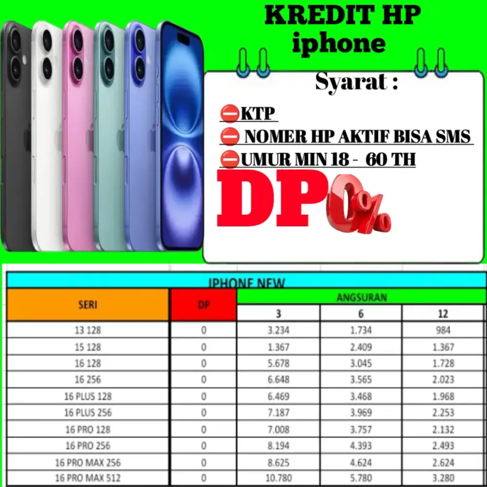 Kredit iPhone banyak promo