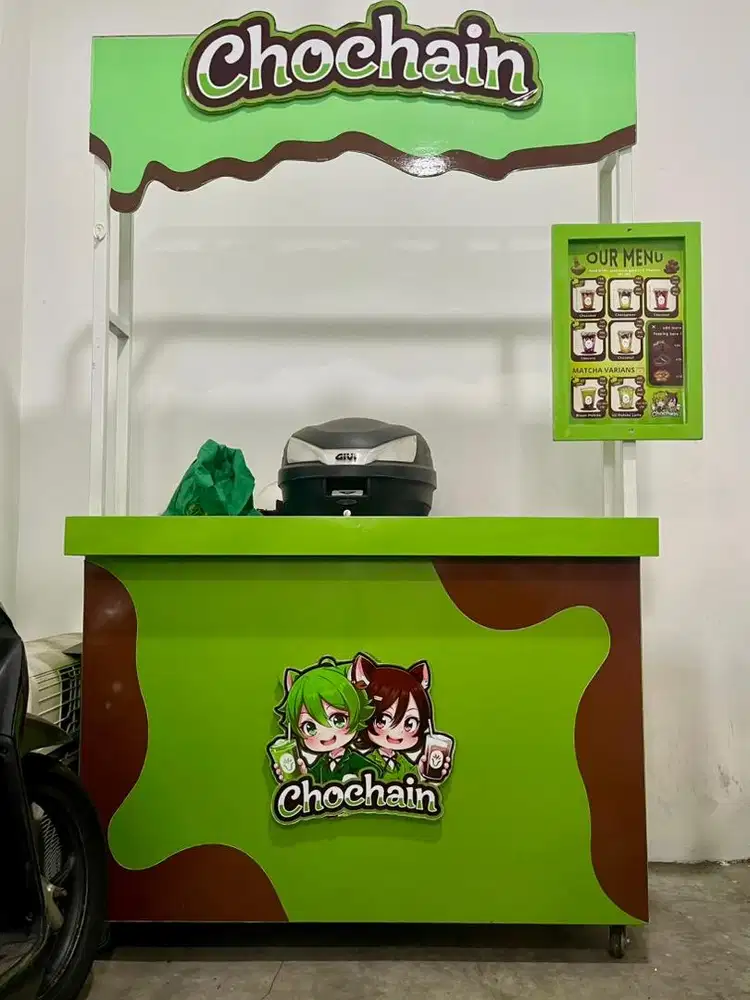 Gerobak Booth portable bekas