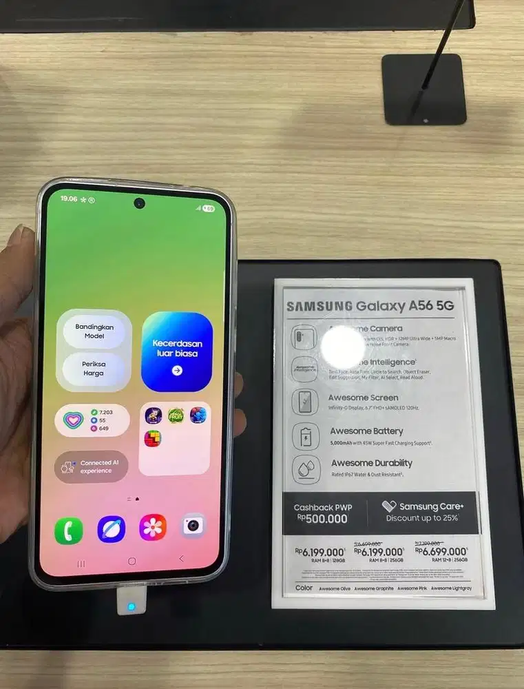 Cicilan samsung galaxy A56 5G mulai 400ribuan