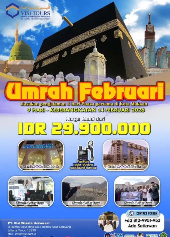 Umroh tahun 2026 Januari sampai April