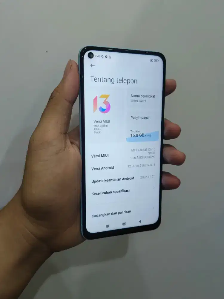 Redmi note 9 64gb