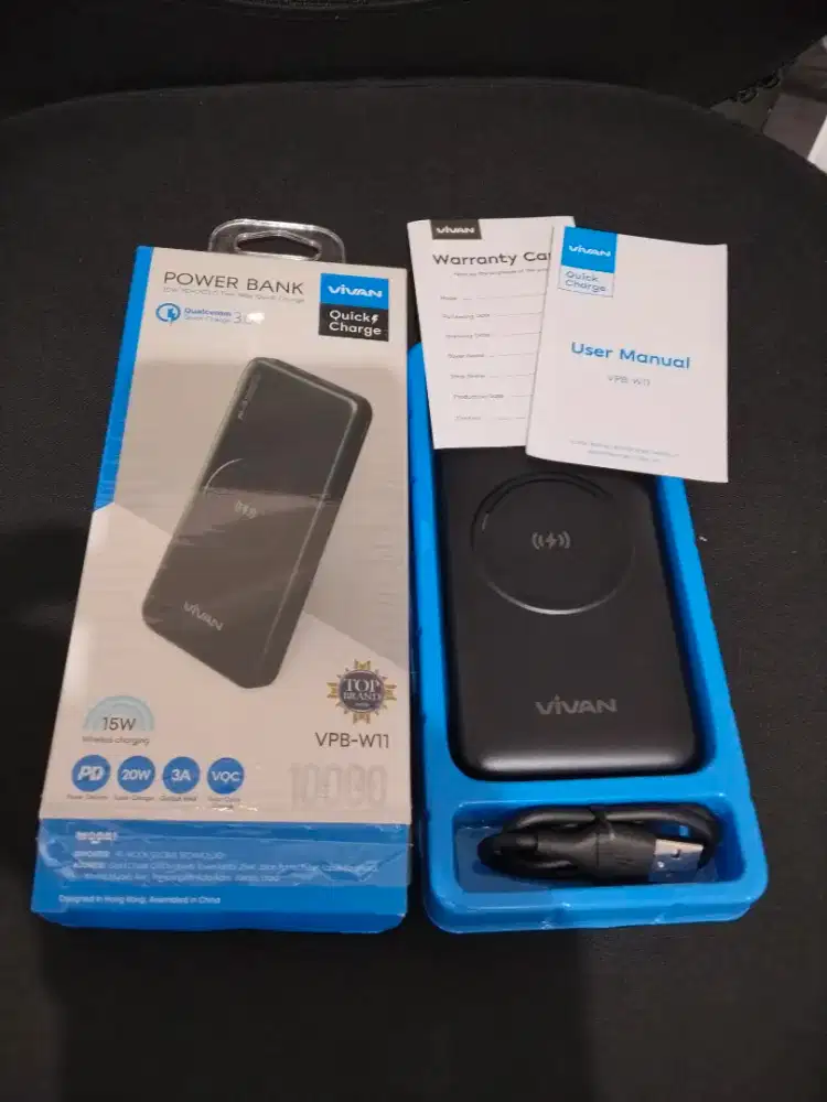 Powerbank vivan  10000mah wireless