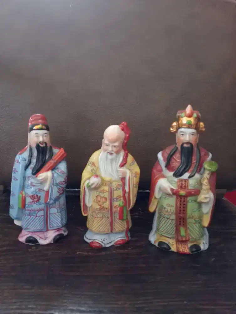 Antique Chinese  Fu Lu Shou